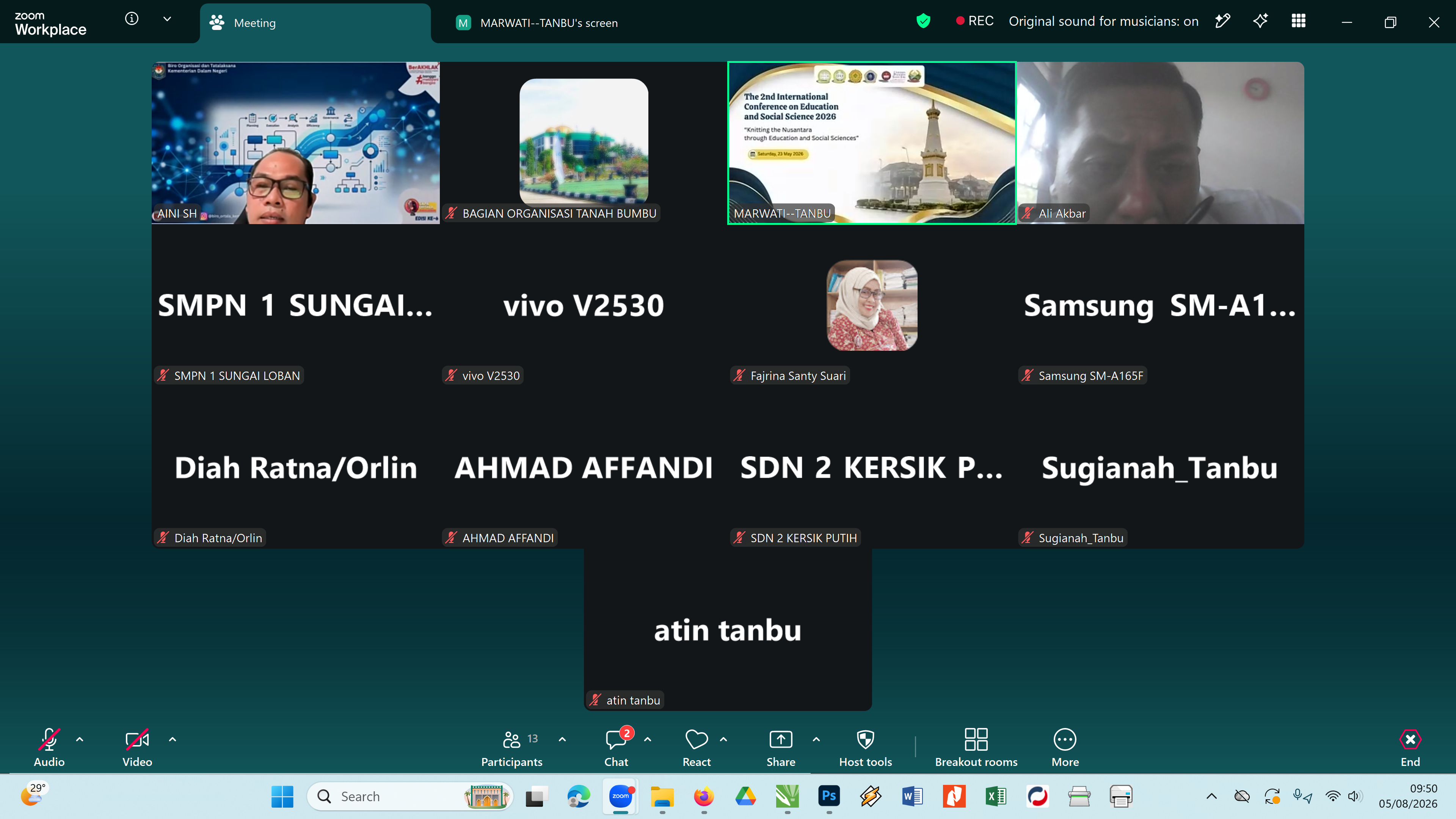 LAPORAN HARIAN BAGIAN ORGANISASI