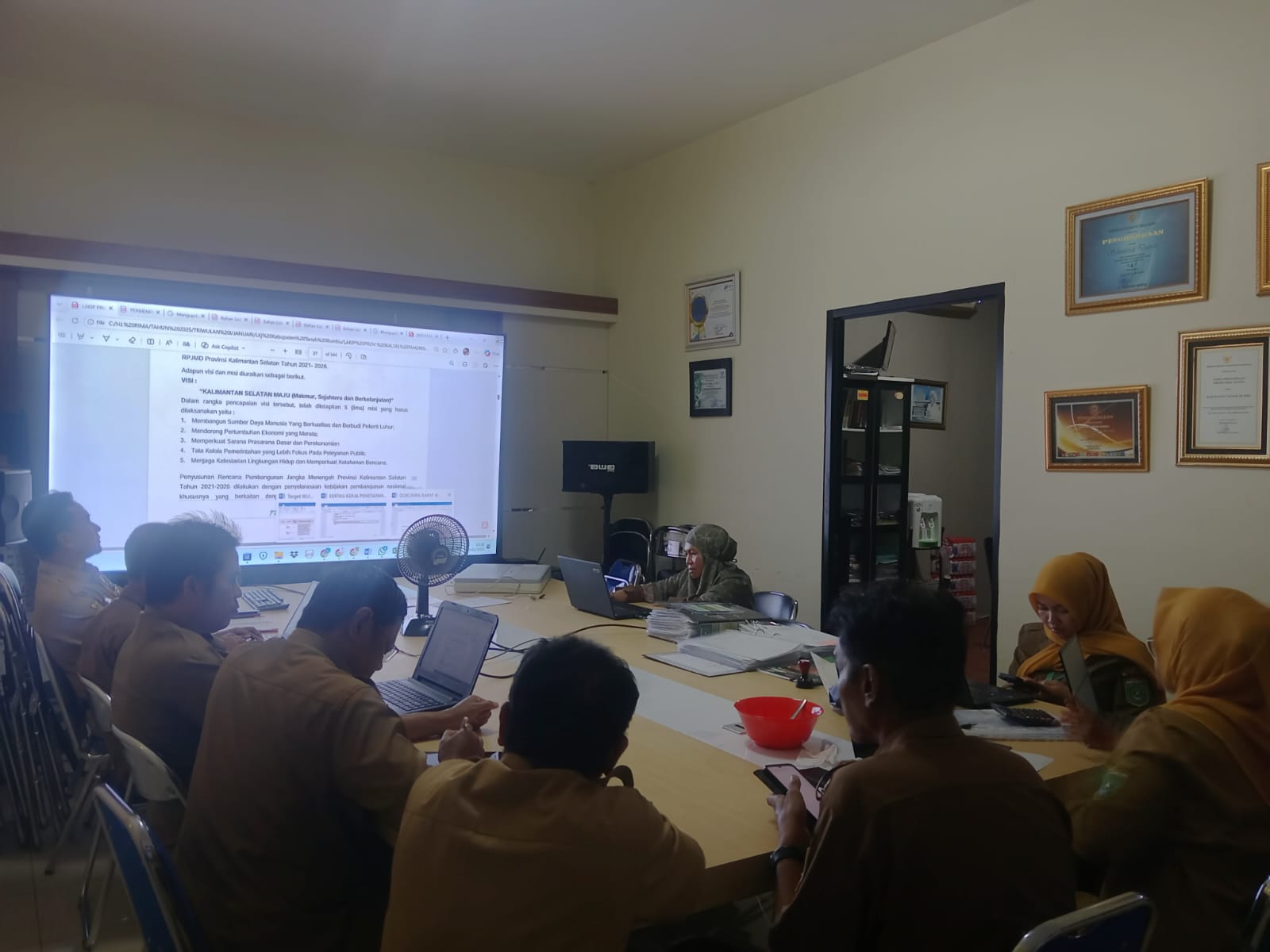 LAPORAN HARIAN BAGIAN ORGANISASI