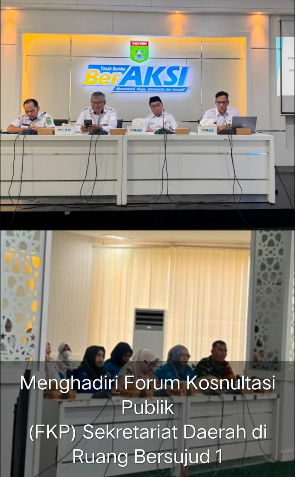 LAPORAN HARIAN BAGIAN ORGANISASI