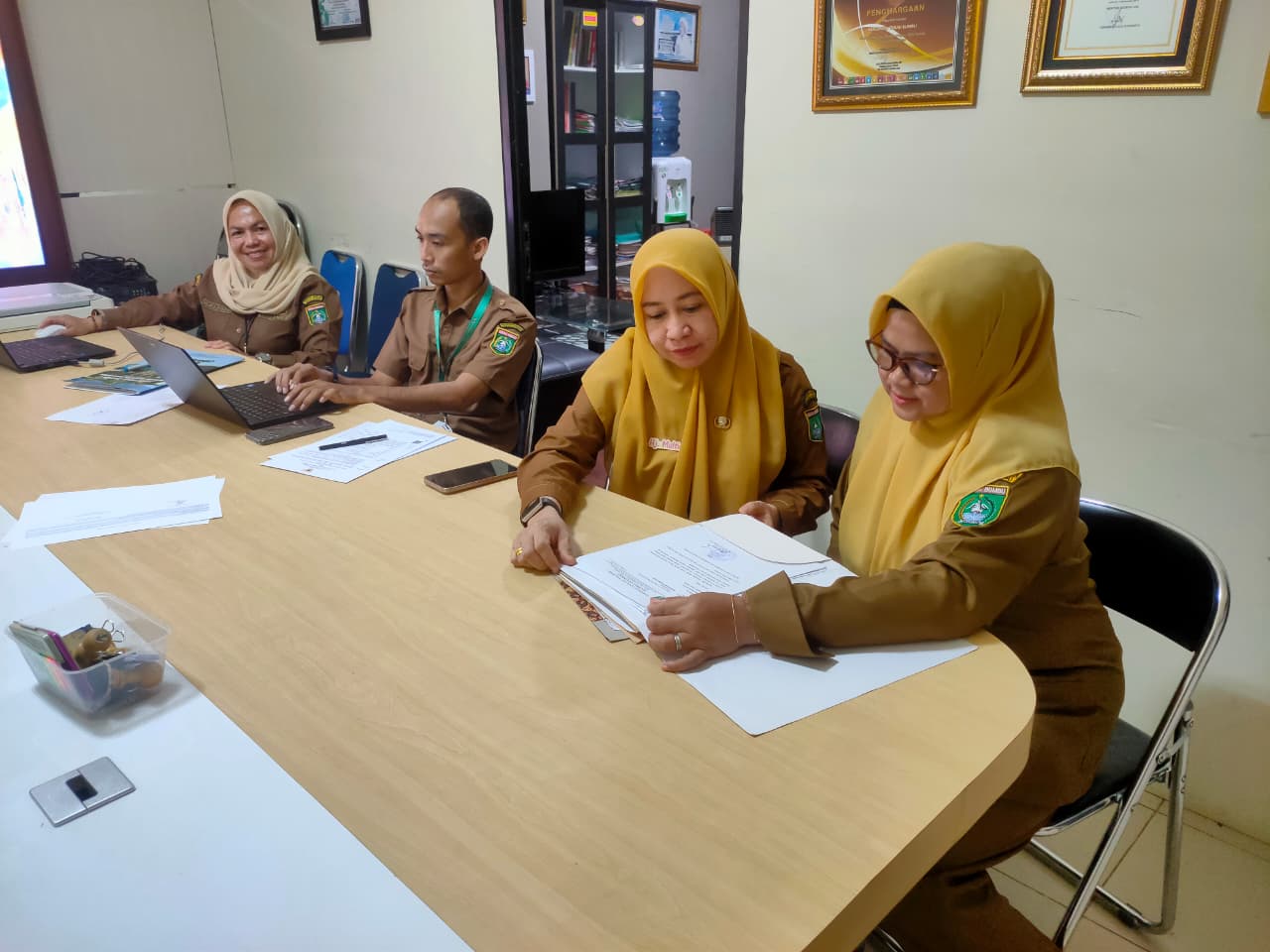 LAPORAN HARIAN BAGIAN ORGANISASI