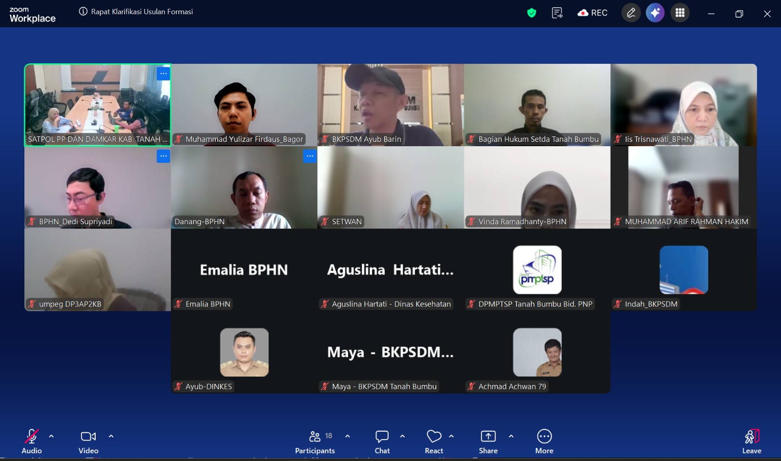 LAPORAN HARIAN BAGIAN ORGANISASI