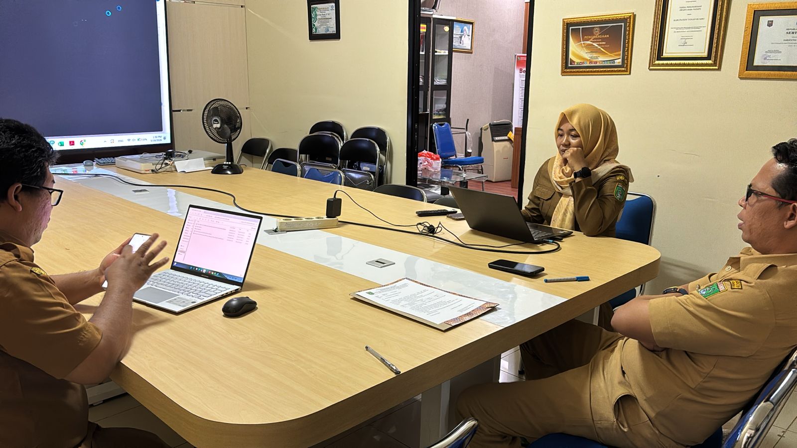 LAPORAN HARIAN BAGIAN ORGANISASI