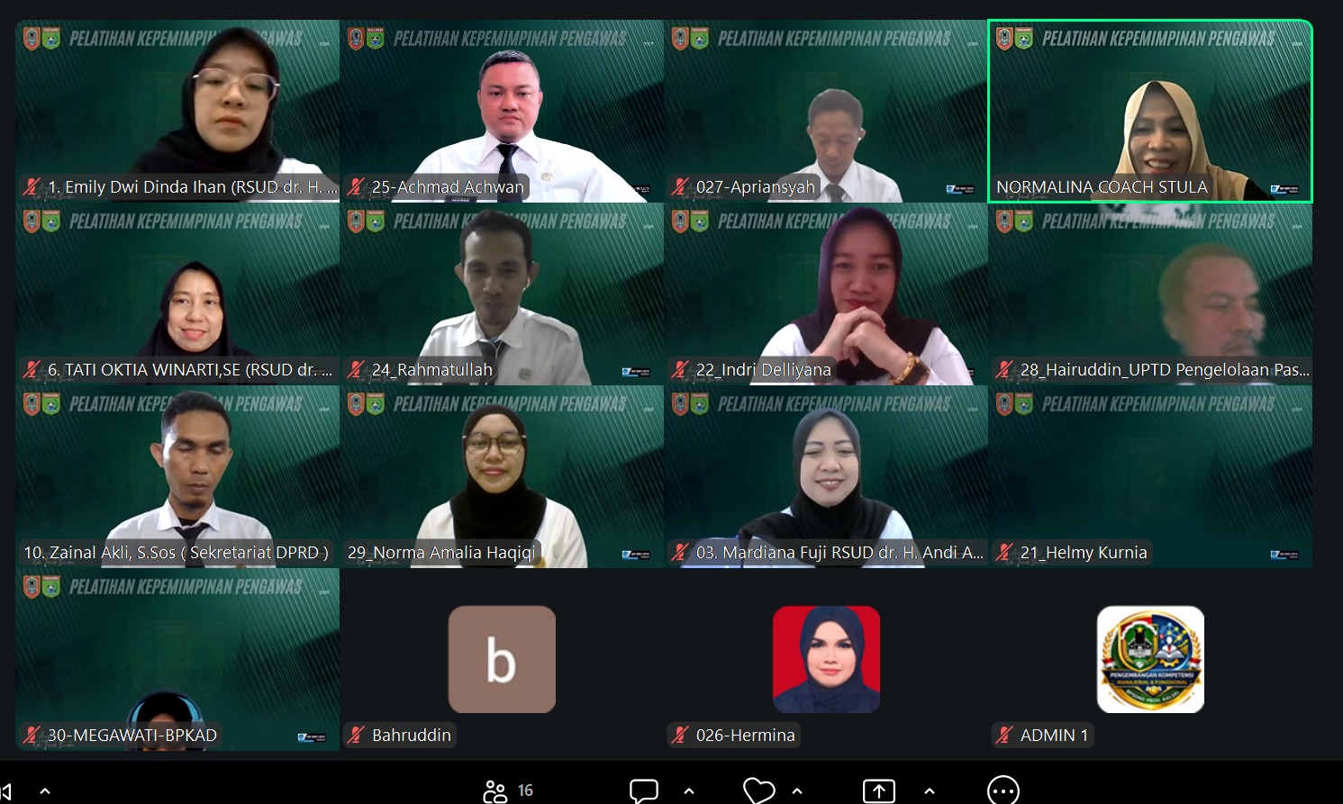 LAPORAN HARIAN BAGIAN ORGANISASI