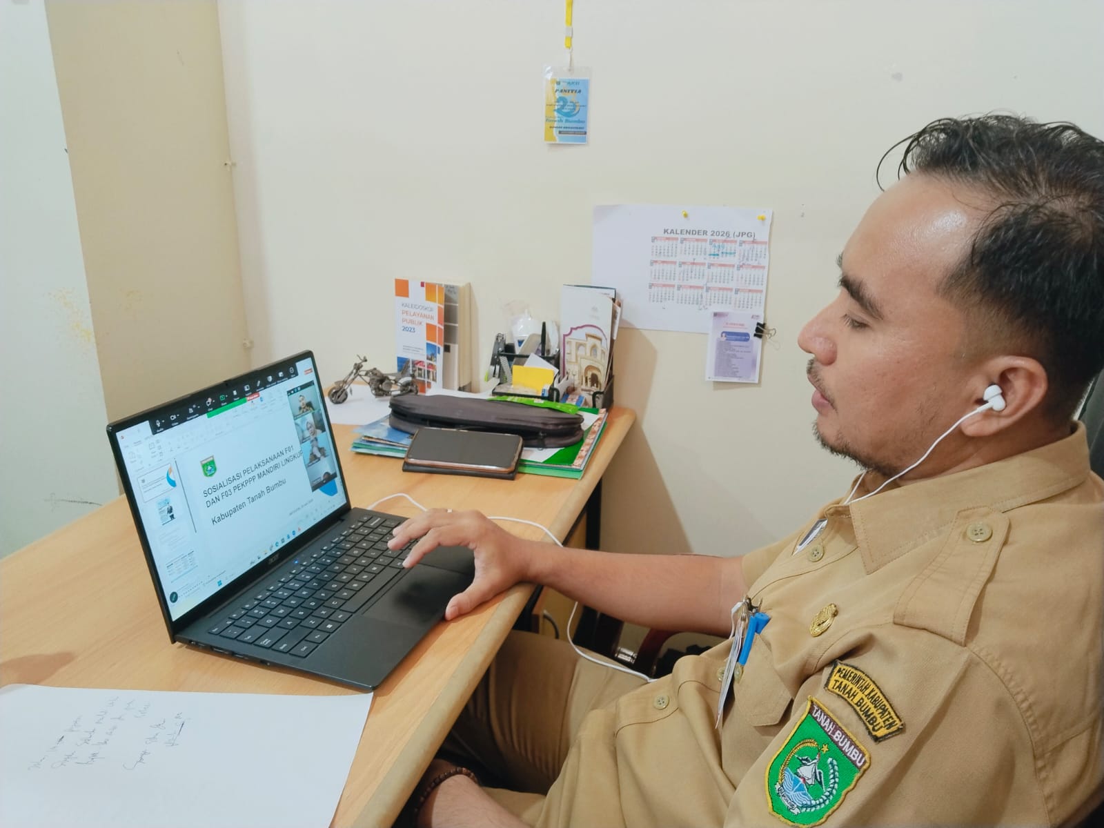 LAPORAN HARIAN BAGIAN ORGANISASI