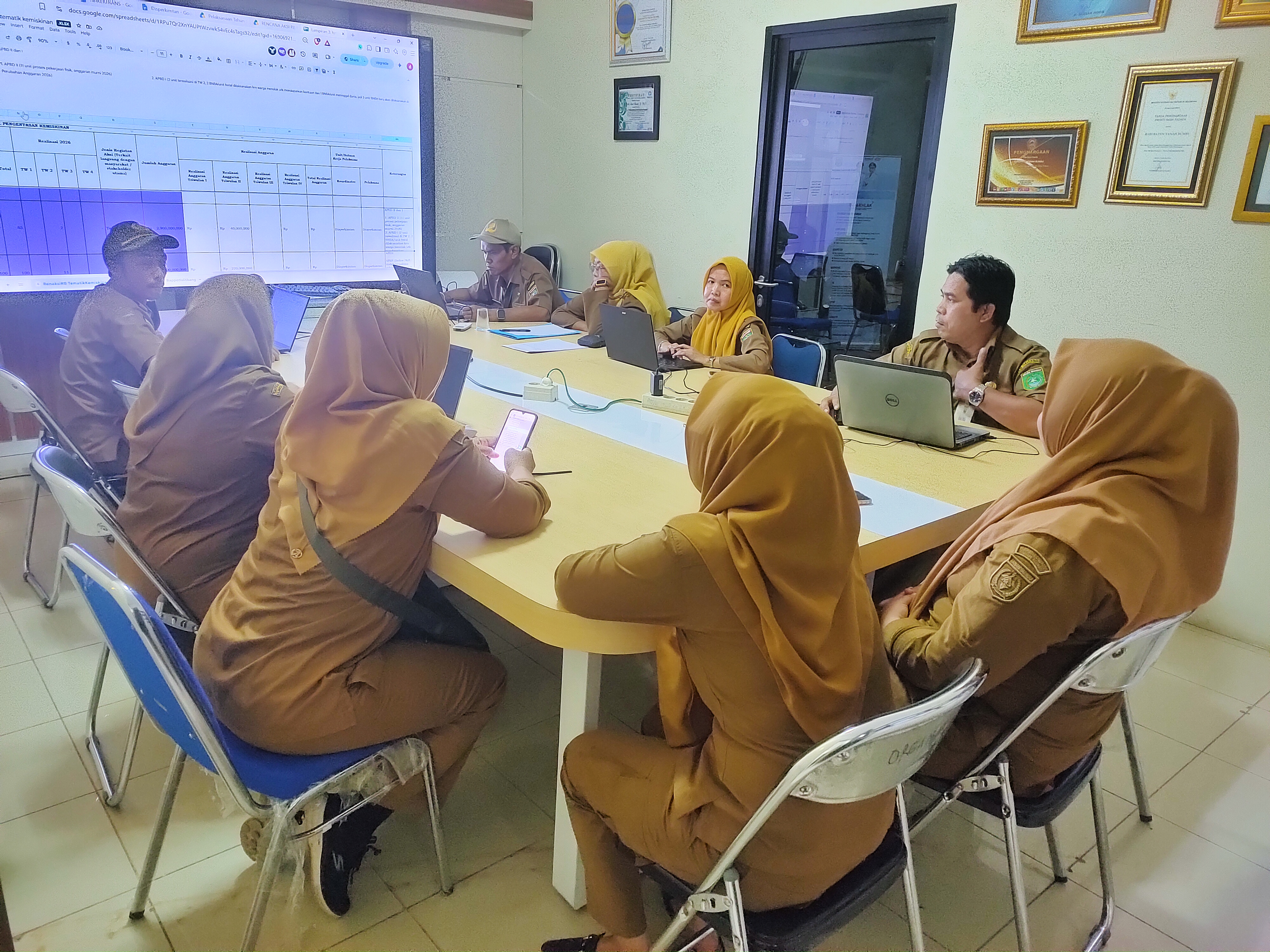 LAPORAN HARIAN BAGIAN ORGANISASI