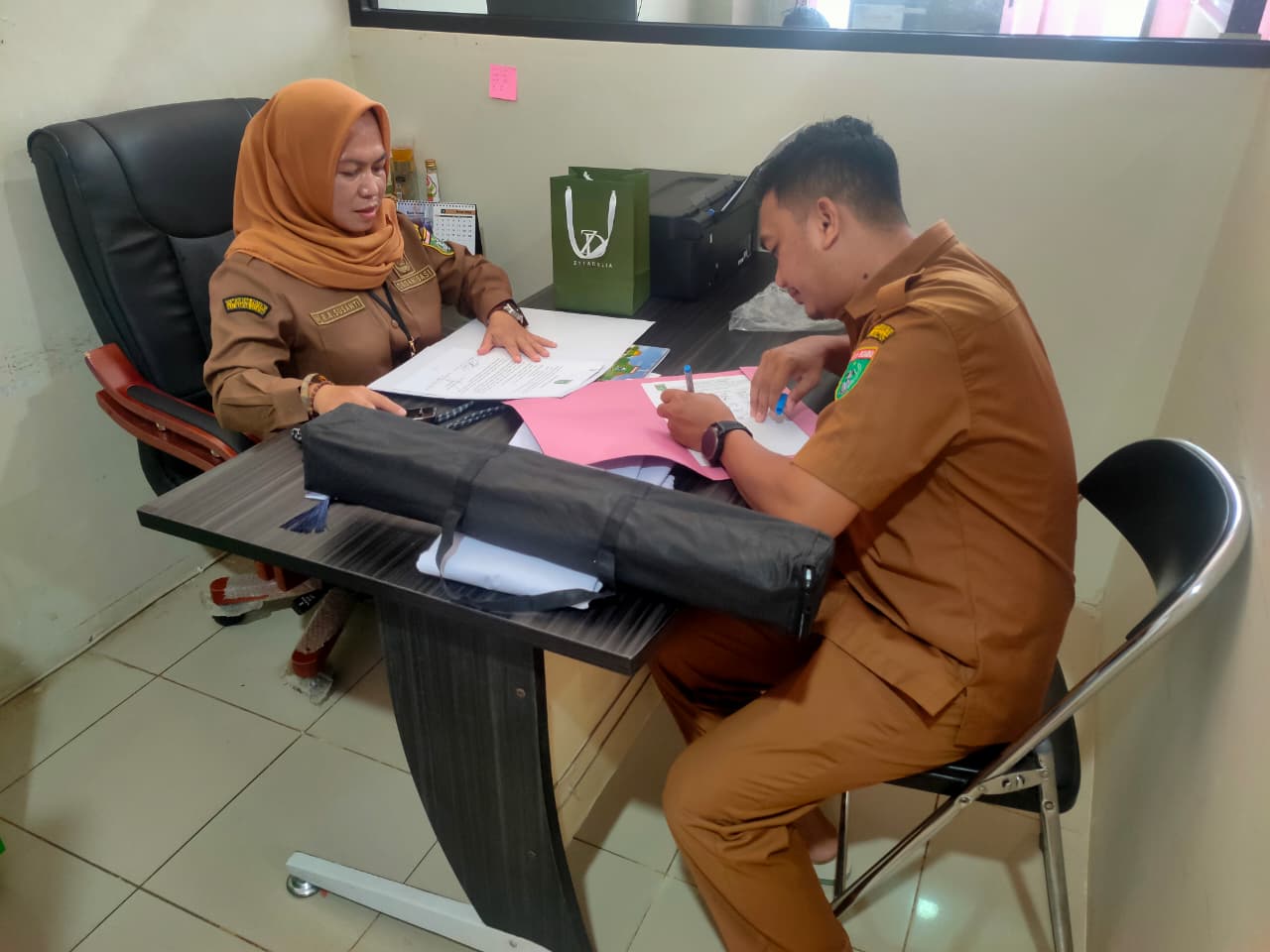 LAPORAN HARIAN BAGIAN ORGANISASI